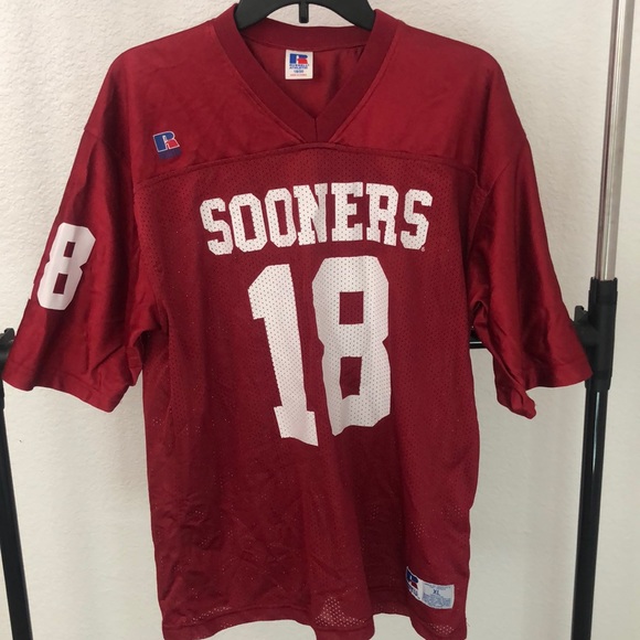 Russell Athletic Tops - Oklahoma Sooners jersey boys 18/20🔴⚪️